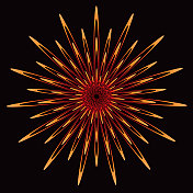 彩色径向对称爆裂设计元素 彩色径向对称爆裂设计元素