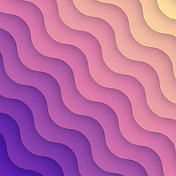 潮流几何背景与紫色抽象波