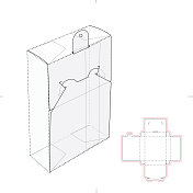 自定义展开货架盒