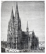 德国科隆大教堂1880年