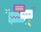 会话聊天谈话演讲会议符号 会话聊天谈话演讲会议符号