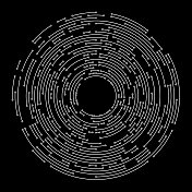黑白电路板风格的抽象圆形电子背景图案。 黑白电路板风格的抽象圆形电子背景图案。