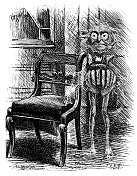 路易斯・卡罗尔的诗歌和寓言的古董插图 路易斯・卡罗尔的诗歌和寓言的古董插图