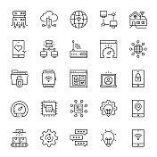 物联网线路图标集