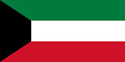 科威特国旗。向量