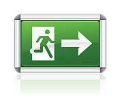 出口标志图标 出口标志图标