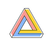 彭罗斯三角形不可能的几何设计