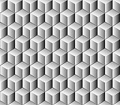 闪亮六边形图案