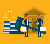 商人握手以达成交易