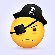 海盗表情符号。