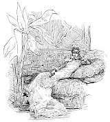 莎拉・伯恩哈特肖像,乔治・儒勒・维克多・克莱林素描- 19世纪 莎拉・伯恩哈特肖像,乔治・儒勒・维克多・克莱林素描- 19世纪