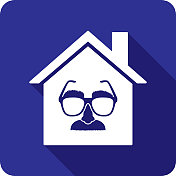 房屋伪装图标剪影 房屋伪装图标剪影