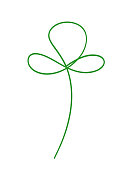 三叶草-爱尔兰圣帕特里克节,象征三位一体 三叶草-爱尔兰圣帕特里克节,象征三位一体