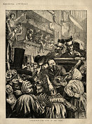 意大利国王维克托・埃马纽埃尔二世,穿过狂欢节,L'Allegro,国王在Via del Corso,罗马,1872年 意大利国王维克托・埃马纽埃尔二世,穿过狂欢节,L'Allegro,国王在Via del Corso,罗马,1872年