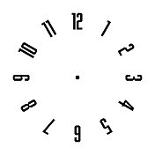 时钟的脸。时钟拨。带箭头的空机械表表盘-分钟和小时标记。向量