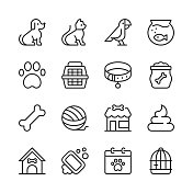 宠物图标-单线系列