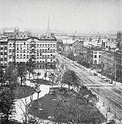 1870年,纽约市,联合广场东北角 1870年,纽约市,联合广场东北角