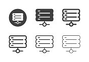 数据网络服务器图标-多系列
