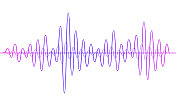 声波矢量。波作为音频均衡器隔离的背景。音频技术。脉冲音乐波形