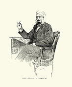 阿方斯・詹姆斯・德・罗斯柴尔德，法国金融家，葡萄园主，艺术收藏家，慈善家，1895年