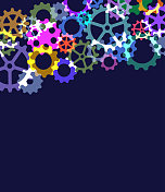 齿轮或齿轮图标 齿轮或齿轮图标