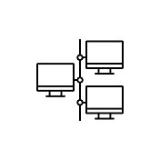本地网络线路图标 本地网络线路图标