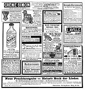 1892年德国杂志上的广告,包括Biergans corseten 1892年德国杂志上的广告,包括Biergans corseten