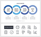 评估信息图表设计与线图标