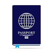 护照图标。