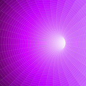 紫色光滑矩形图案形成隧道