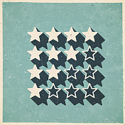 星评级。图标复古复古风格-旧纹理纸 星评级。图标复古复古风格-旧纹理纸