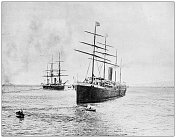 夏威夷,古董照片:澳大利亚号轮船 夏威夷,古董照片:澳大利亚号轮船