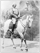 英国杂志上的古董图片:德国皇帝威廉二世访问巴勒斯坦
