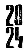 2024手绘数字