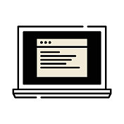 调试简单线条图标