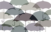 雨伞――商业比喻(黑与白