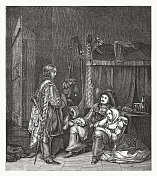 《信使》，格哈德・特・博奇木刻，1878年出版