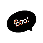 万圣节演讲泡泡,嘘。 万圣节演讲泡泡,嘘。