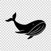 鲸鱼图标。