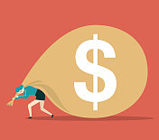 拿着钱袋的女商人 拿着钱袋的女商人