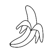 香蕉图标。