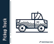 皮卡素描图标 皮卡素描图标