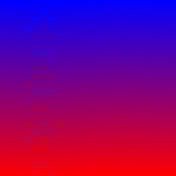 充满活力的蓝色到红色渐变背景。注意波形。