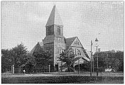 马萨诸塞州汉普顿县的古董图片:斯普林菲尔德，希望教堂