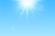 矢量阳光和天空 矢量阳光和天空
