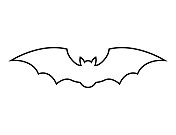 Bat in line图标。