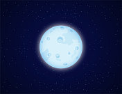 天上的月亮。 天上的月亮。