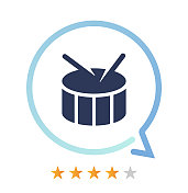 鼓矢量图标 鼓矢量图标