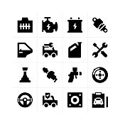 汽车服务图标 汽车服务图标