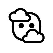 表情符号线条艺术 表情符号线条艺术